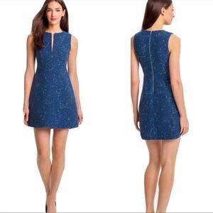 Diane Von Furstenberg Yvette Tweed Mini Dress